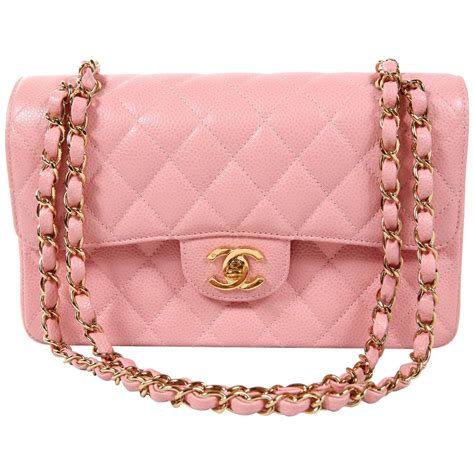 chanel caviar pink|Flap Bags .